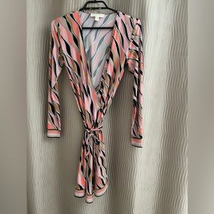 Michael Kors long sleeve midi dress with retro appeal.